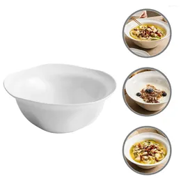 Mugs Salad Bowl Kitchen Ceramic Soup Rice Home Large Bowls White Serving Decorative Fruit