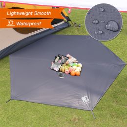 Pads Waterproof Camping Tarp Thicken Picnic Mat Durable Beach Pad Octagonal Tent Mat Multifunctional Tent Sun Canopy Ground Sheet