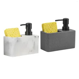 Liquid Soap Dispenser Modern And Sponge Holder Multipurpose Kitchen Sink For Bathroom Countertop El