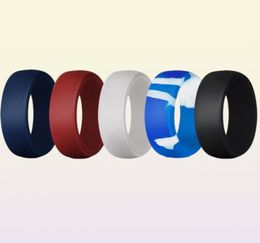 Silicone Wedding Ring for Men 10 Pack Affordable Silicone Rubber Wedding Bands Durable Comfortable Antibacterial Rings6960003