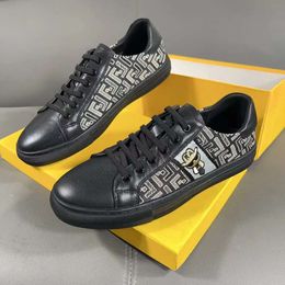 Shoes New Luxury Fenjia Men's Genuine Leather Casual Single Official Website Same Style Simple Fashion Atmosphere