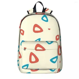 Backpack Togepi Pattern Waterproof Student School Bag Laptop Rucksack Travel Large Capacity Bookbag