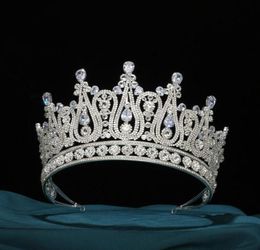 Jewelrypageant Crowns Miss Beauty Usa High Quanlity Rhinestone Tiaras Bridal Wedding Hair Jewellery Aessories Adjustable Headband Mo8387685