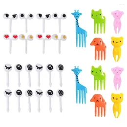 Forks Animal Mini Fruit Cartoon Bento For Tookpick Decorations Picks Gadget Lunches Party Pick Snack Dessert Children