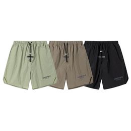 Summer new Men's Shorts Beach Pants Designer Casual Sports pants FOG reflective letter sports quick drying shorts