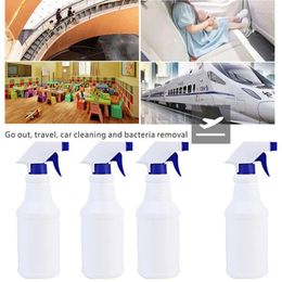 Storage Bottles 500ml Plastic Empty Bottle Refillable Disinfectant Container Liquid Dispenser For Home Kitchen Car Cleaning