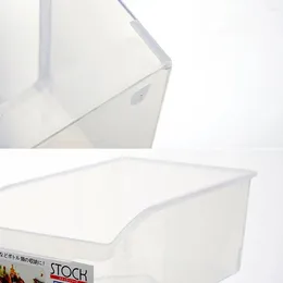Kitchen Storage Refrigerator Plastic Clear Drawer Basket Food Fruit Holder Organiser