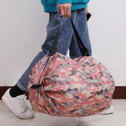 Storage Bags Stylish Large Capacity Travel One Shoulder Cloth Bag Super Shopping