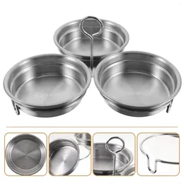 Double Boilers 2 Pcs Egg Shape Stainless Steel Steamer Silicone Moulds Microwave Poacher Boiling