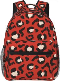 Backpack Leopard Print Ethnic Texture Lightweight Laptop For Women Men College Bookbag Casual Daypack Travel Bag