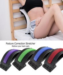 Yoga Mats 1pcs mbar Stretcher Back Stretch Equipment Massager Magic Fitness Support Relaxation Spine Pain Relief9742411