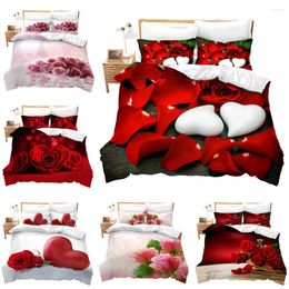 Bedding Sets For Valentine's Day Bedroom Super Comforter King Tiger Rose Quilt Cover Bed Roupa De Cama