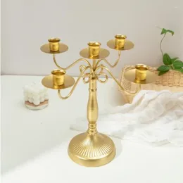 Candle Holders Europe Type Restoring Ancient Ways Candlestick Furnishing Articles Romantic Candlelight Dinner Table Shooting Props Western