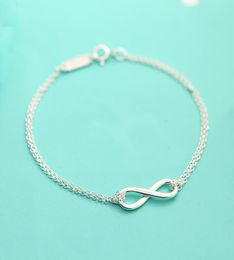 Charm Bracelets 2019 new 925 sterling silver bracelet female infinity eternal bracelet sterling silver hand Jewellery AZ9462644