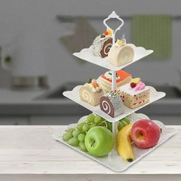 2024 Detachable Cake Stand European Style 3 Tier Pastry Cupcake Fruit Plate Serving Dessert Holder Wedding Party Home Decor Detachable cake