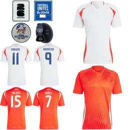 Man Youth 24 25 Copa America Chile 15 BEAUSEJOUR Soccer Jersey National Team 8 VIDAL 17 MEDEL 20 ARANGUIZ PULGAR MARIPAN ERICK VALDES MEDEL VIDAL Football Shirt Kits