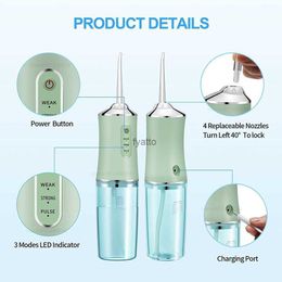 Oral Irrigators Electric toothbrush water floss and teeth cleaning machine divine tool for dental calculus portable powerful orthodontic treatment H240415