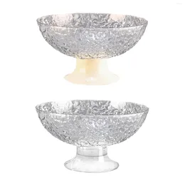 Plates Fruit Basket Bowl With Draining Holes Base Durable Multifunctional Sturdy Elegant Detachable Decorative