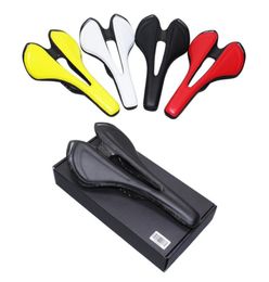 special bicycle carbon saddle leather saddle black and white bicycle seat china post super light weight 125g4382652