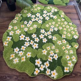 Carpets Thick Imitation Forest Mat Floral For Living Room Bedroom Decor Garden Rugs Floor Mats Soft Anti-slip Child Play