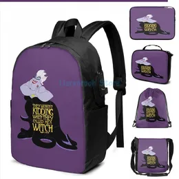 Backpack Graphic Print They Werent Kidding When Called Me A Witch USB Charge Men School Bags Women Bag Travel Laptop