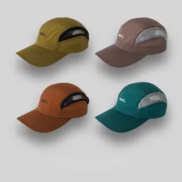 Ball Caps 2024 Thin Breathable Nylon Quick Drying Cap Women Summer Mesh Sunscreen Sun Hat Outdoor Men's Casual Adjustable Baseball
