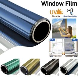 Window Stickers 50CM Anti Look Privacy Tint Film Solar Reflective Block UV Windshield Decorative Adhesive