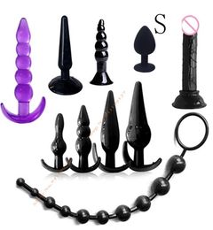 Massage Vibrator Butt Anal Plug Set Vibration Sensuality Vibrating Butt Beads Kit Sexual prostate massager Sex Toys For Couples di2379916