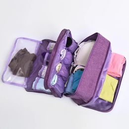 Borsa di stoccaggio della biancheria intima del reggiseno portatile Waterproof Travel Socks Cosmetics Organizer Organizzatore Armadio Accessori per la custodia