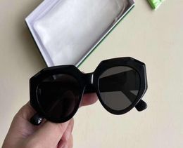 1031s Cat Eye Sunglasses Gold Black Grey Lens 52mm Sonnenbrille gafas de sol de Women Fashion Sunglasses with Box8413838