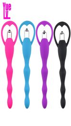 YUELV Silicone Anal Vibrator Gspot Stimulate Anal Beads Vibrating Massager Butt Plug Masturbation Adult Sex Toys For Women Men Er8292471