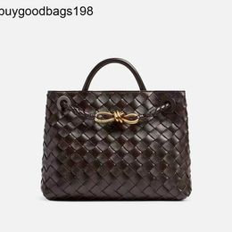 Andiamos Bags Bottegvenetas Handbags New Double Sided Sheepskin Handwoven Bag High Quality Handbag Commuter Fashion Crossbody Genuine Leather Womens frj