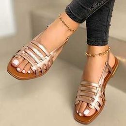 Summer Sandal Women Slippers Sandals Shoes Large Flat Bottom Sandles Heels Flip Flop Fenty Slides 240228