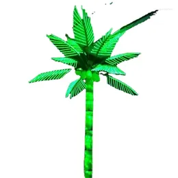 Decorative Figurines Customised Artificial Coconut Palm Tree Fairy Lights For Garden Lighting Decoration