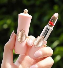 6 Colours Moisturiser Long lasting Jelly Flower Lipstick Makeup Temperature Colour Change Lip Blam 60pcs9443967