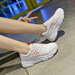 Fitness Shoes 2024 Summer Women Sneakers Vulcanize Breathable Solid Color Fashion Casual Height Increasing Woman Ladies Shoe