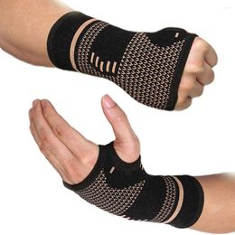 Wrist Support 1PCS Compression Gloves Sports Guard Arthritis Elastic Palm Brace Sleeve Fitness Wristband