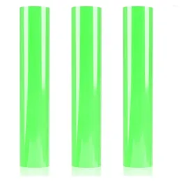 Window Stickers Luminous Green Heat Transfer Film Glow In The Dark Iron On Tshirt 5 Assorted Colors HTV For DIY Christmas Textile