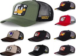 New Brand All Style Cartoon Anime Duck Snapback Cap Cotton Baseball Cap Men Women Hip Hop Dad Mesh Hat Trucker Drop5197939