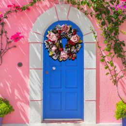 Decorative Flowers Imitation Peony Garland Door Decoration Wall Hanging Fashion Simple Versatile Home Furnishings 2024