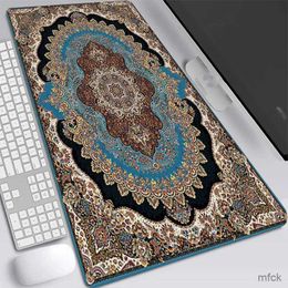 Mouse Pads Wrist Rests Persian Carpet Gaming Accessories Mouse Pad Gabinete PC Gamer Cabinet Mausepad Kawaii Mousepad Carpet Table Girl 90x40 Desk Mat