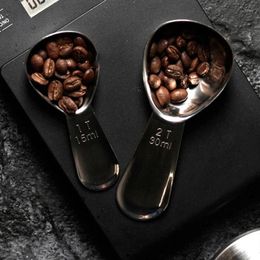 Coffee Scoops 2Pcs Kitchen Measuring Spoon Set Milk Powder Stainless Steel Scoop Accessories