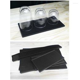 Tea Trays Thick Bar Mat Anti-slip Service For Coffee Bars Restaurants Countertop Runner Glass Drip Tray Drink Rail N16 22 Dropship