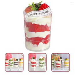 Dinnerware Sets Tiramisu Simulation Cake Fake Artificial Desserts Cakes Models Pu Shop Showcase