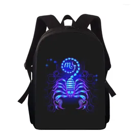 School Bags Constellations 12 16" 3D Print Kids Backpack Primary For Boys Girls Back Pack Students Book