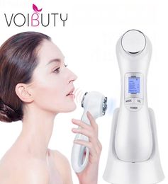 5 in 1 LED RF Pon Therapy Facial Skin Lifting Rejuvenation Vibration Device Machine EMS Ion Microcurrent Mesotherapy Massager8466321