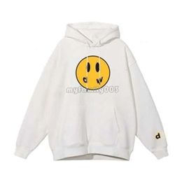 Hot Drawdrew Designer Brand Draw Hoodie The Highest Quality Hoodies Drawdrew Sweatshirts Yellow Man Retro Smiley Face Sweatshirt Tshirt Draw Hooded Harajuku 31