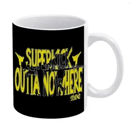 Mugs Outta Nowhere! Coffee Porcelain Mug Cafe Tea Milk Cups Drinkware For Fathers Day Gifts Wrestling Equality Womens Wrest