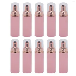 Storage Bottles 10Pcs Foam Pump Bottle 50ml Press Type Durable PET Large Mouth Dispenser Empty Refillable For Foaming Shampoo