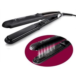 Steam Hair Straightener Flat Iron Professional Ceramic Tourmaline 2in1 Straightening Iron Adjustable 300450F Salon Heat 11025042543268473